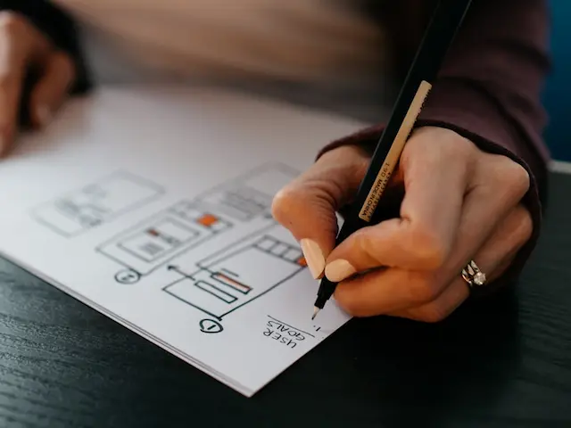 Modern UI/UX design for web application